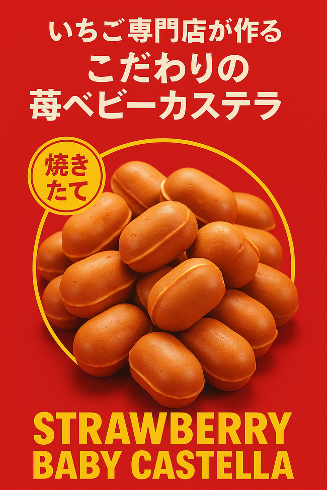 苺のベビーカステーラ