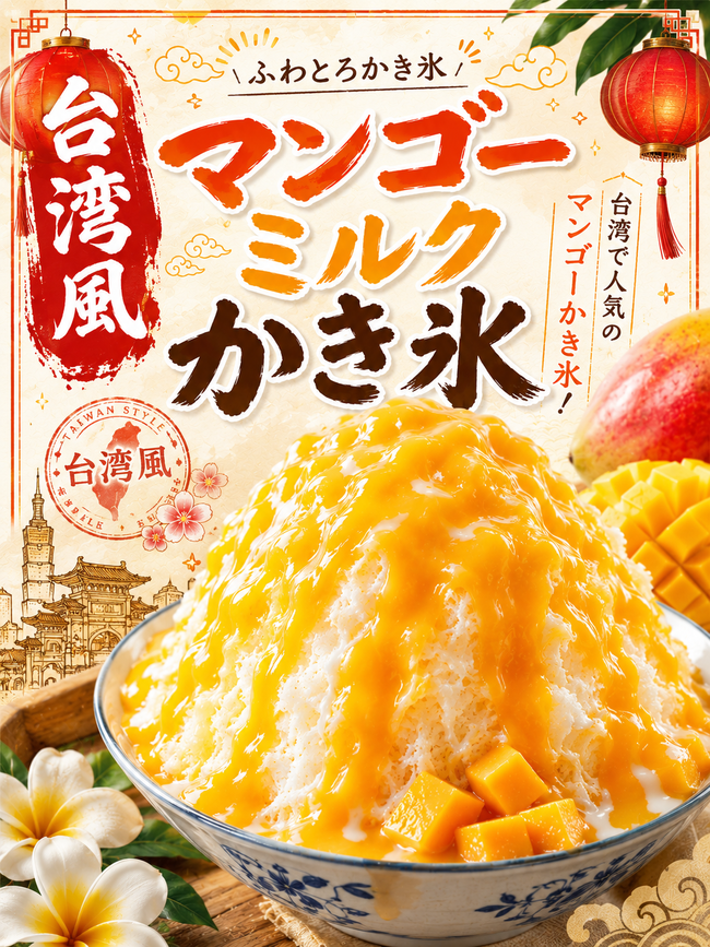 台湾かき氷（マンゴー）