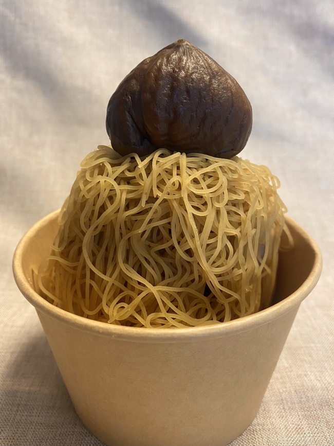 焼き栗のモンブラン