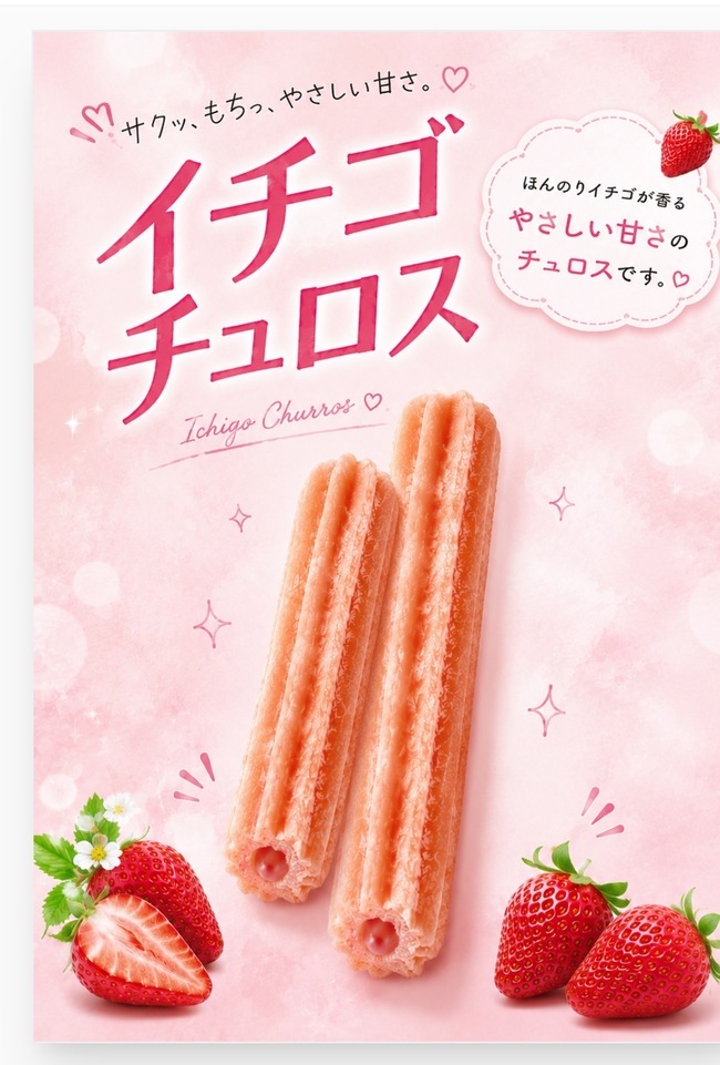 いちごチュロス