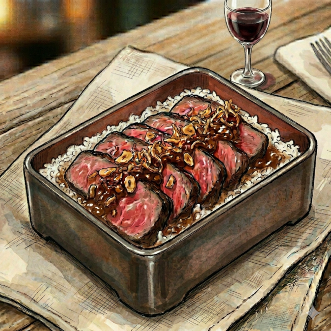 【イベント用】ホテル料理人のローストビーフ丼