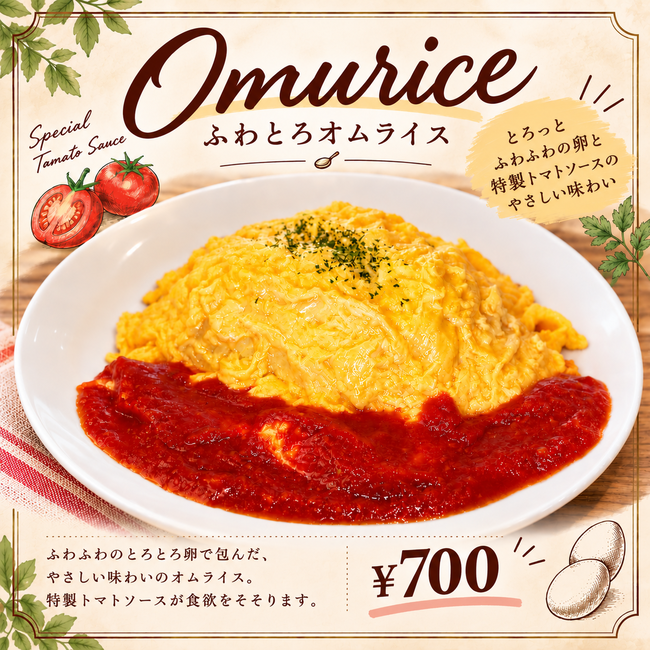 ふわとろオムライス