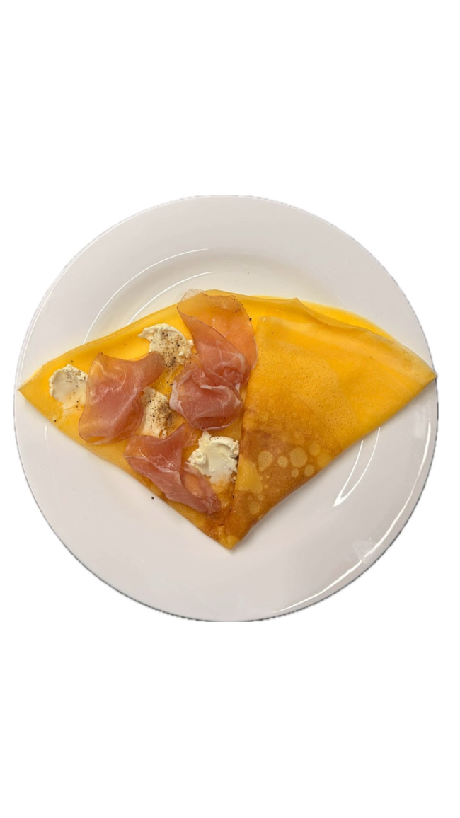 生ハムクリームチーズクレープ