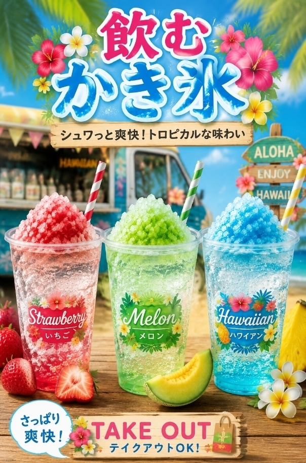 飲むかき氷