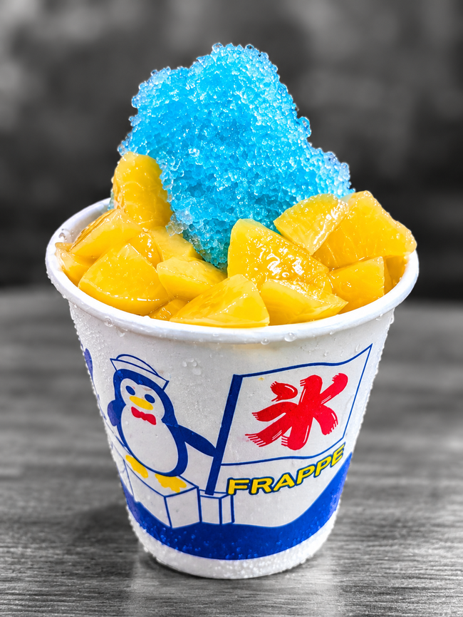 フルーツ入りカキ氷