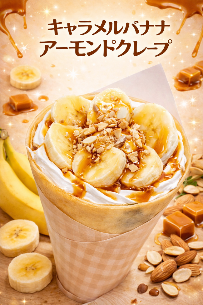 キャラメルパナナアーモンド