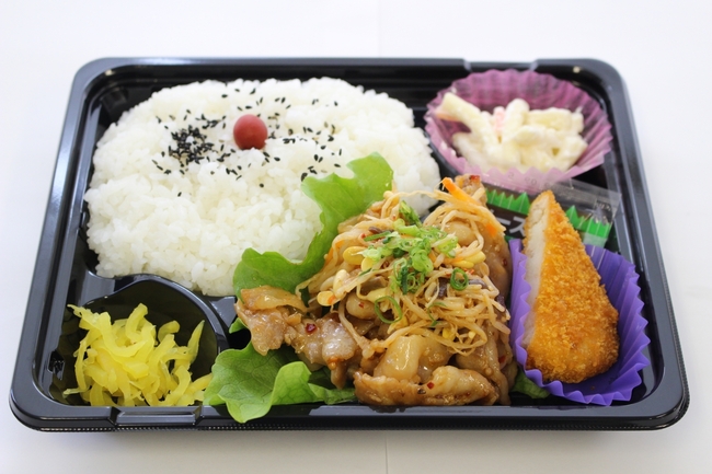 日替わり３種例､韓国風ビビンバ弁当