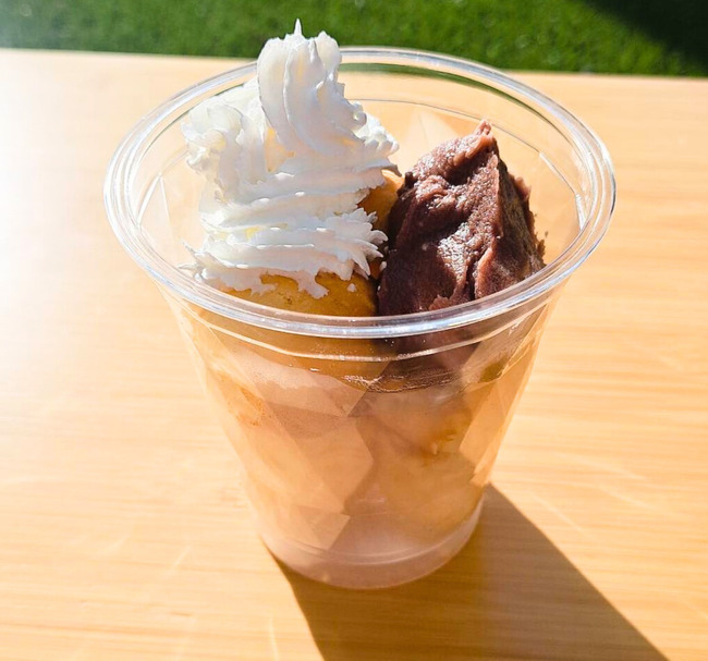 あんバターホイップワッフル