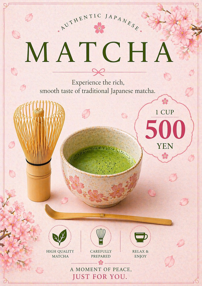 お抹茶 