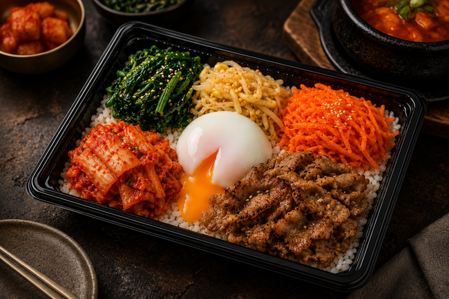 炭火焼き牛カルビのビビンバ丼
