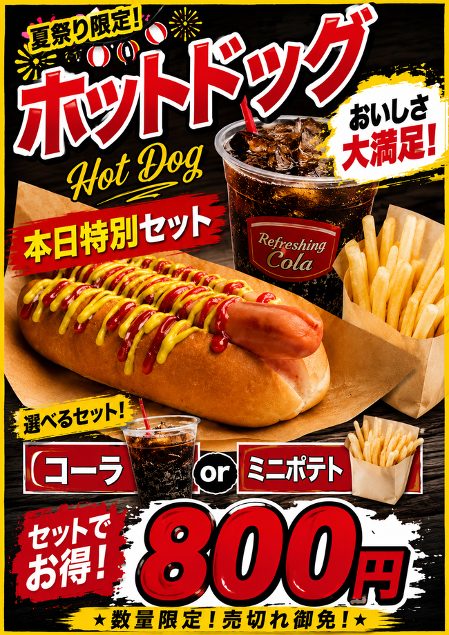 香薫ホットドックセット