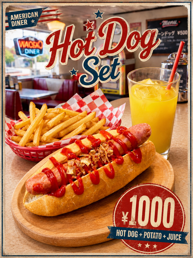 ホットドッグセット