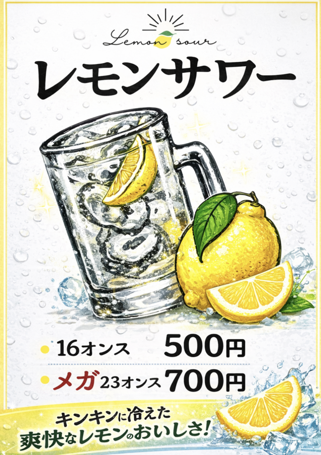 レモンサワー