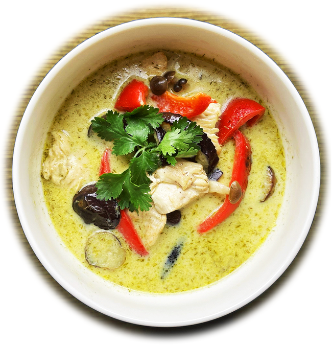 ココナッツとスパイスが薫る『本格グリーンカレー』 ライスとセット