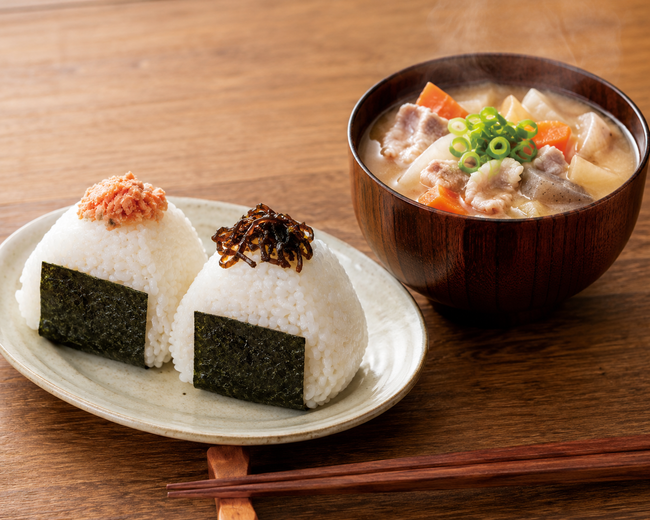 豚汁おにぎりセット