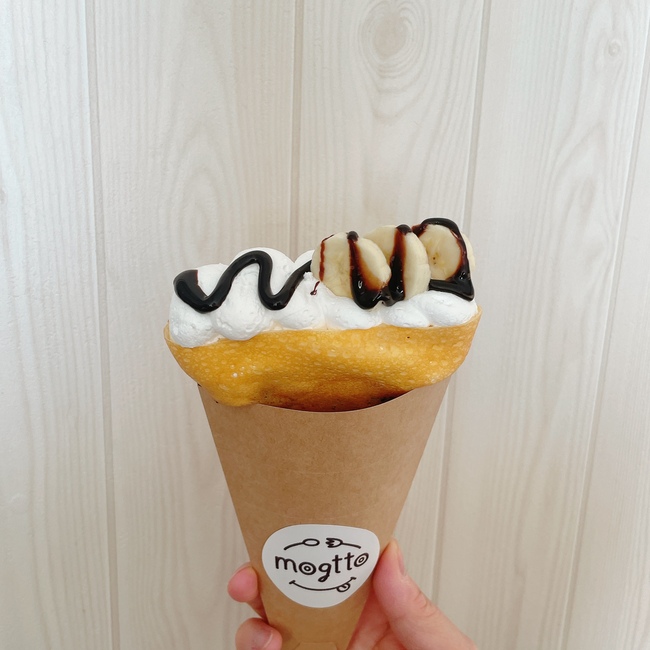 チョコバナナホイップクレープ