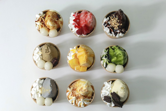 ドリンクセット（パフェジェラート＋べつばらブレンドICE/HOT）