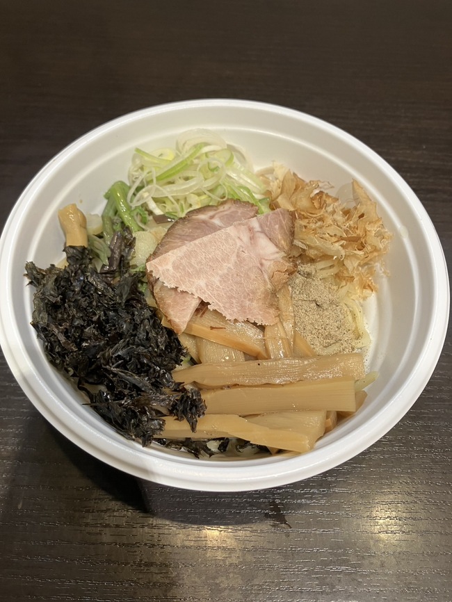 全部のせ煮干し油そば