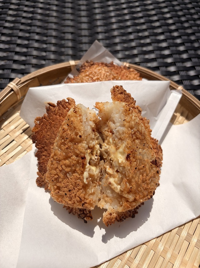 おかかチーズ焼きおにぎり