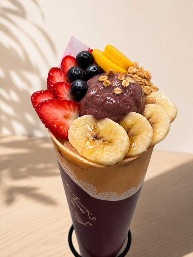 【夏季限定】アサイークレープ