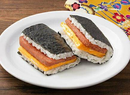 ポーク卵むすび