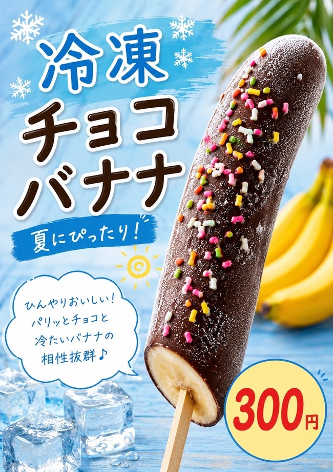 冷凍チョコバナナ