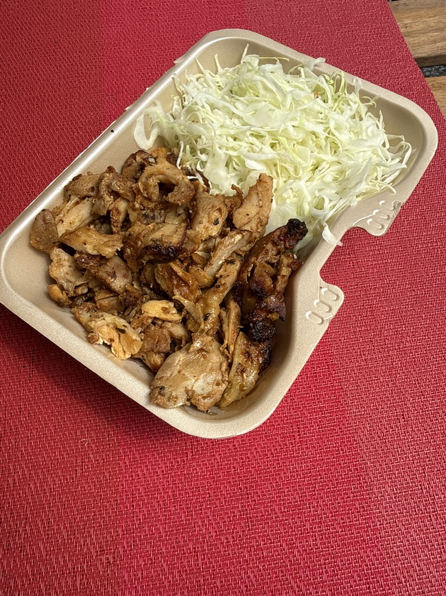 チキンと野菜とケバブ
