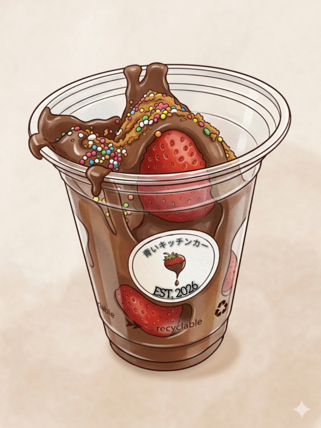 たっぷりイチゴのチョコがけカップ　２サイズ