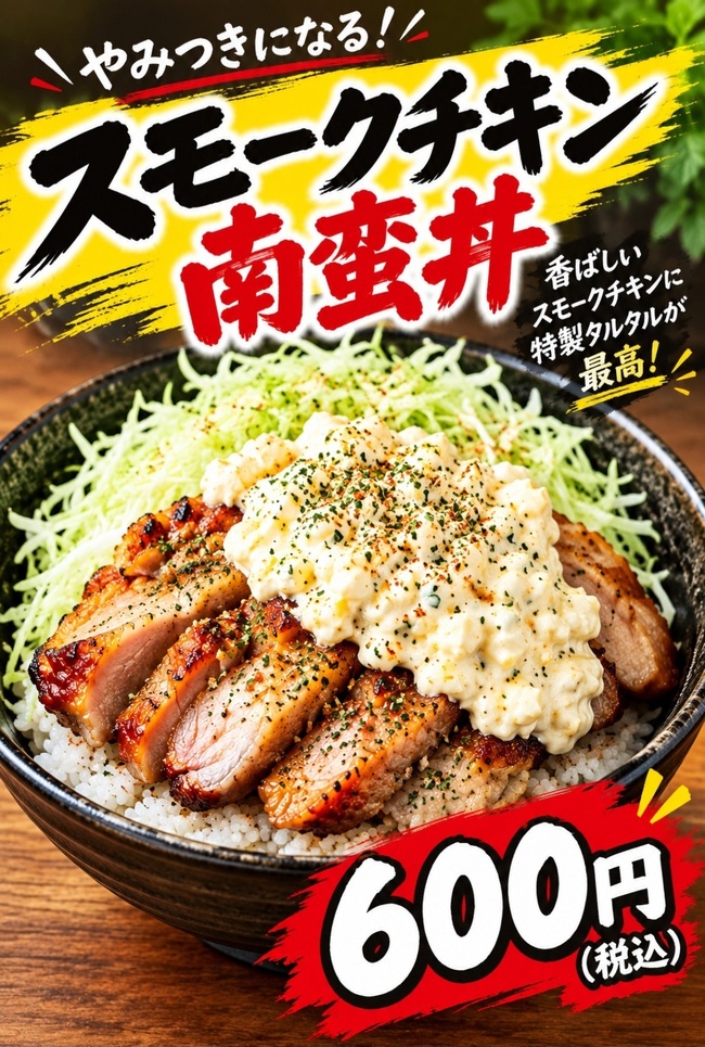 スモークチキン南蛮丼