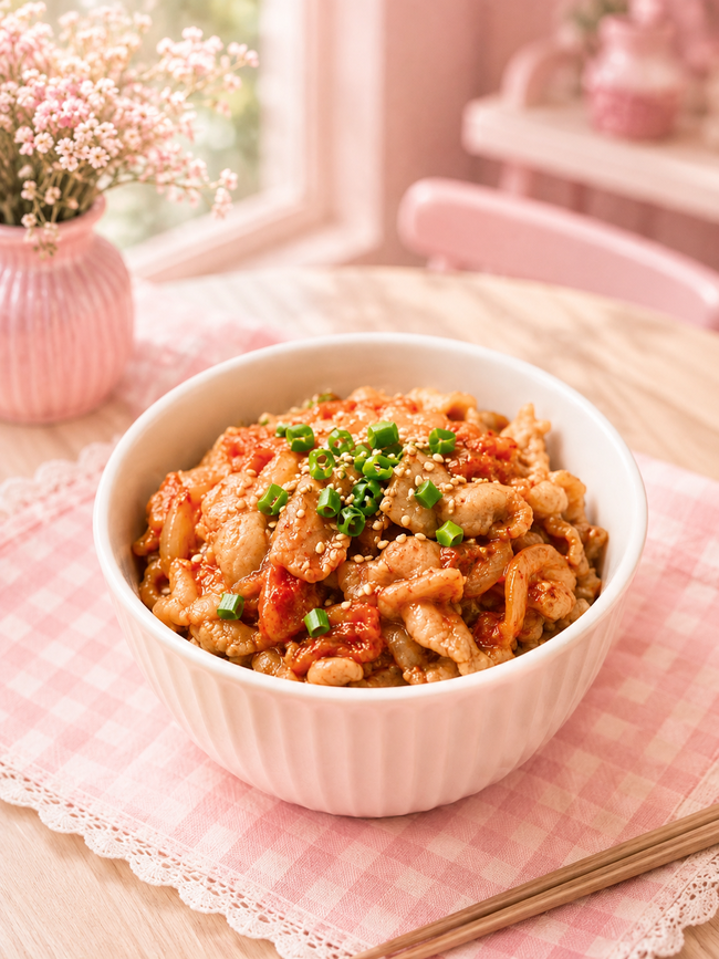 豚キムチ丼