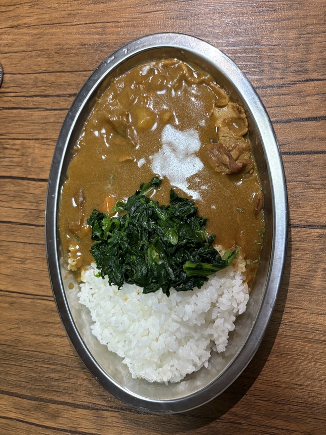 ほうれん草カレー