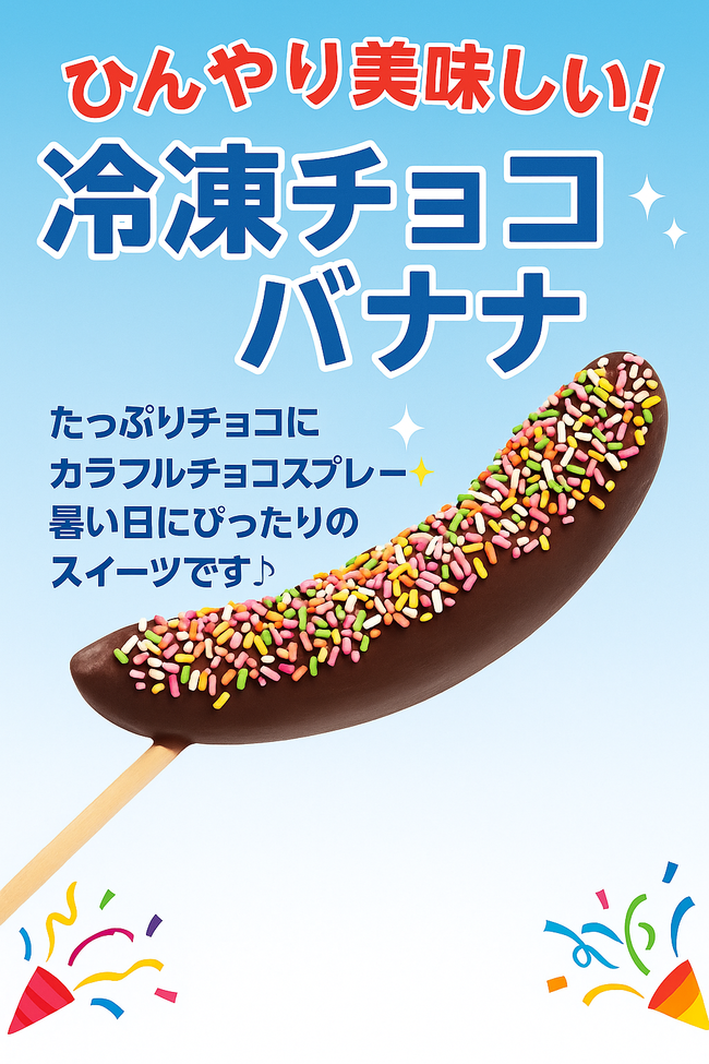 冷凍チョコバナナ