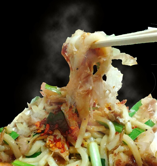 ニラかっしゃ焼うどん