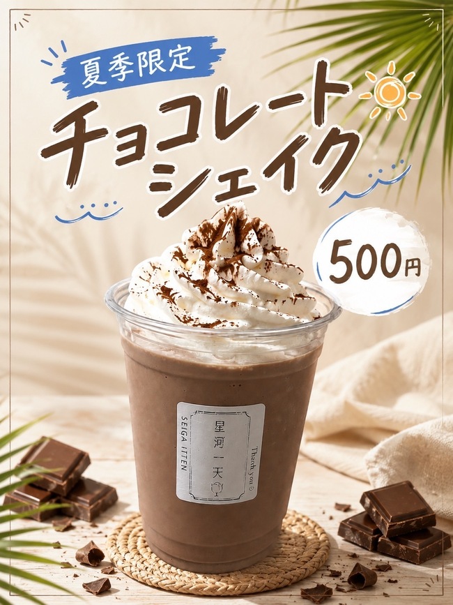 チョコレートシェイク