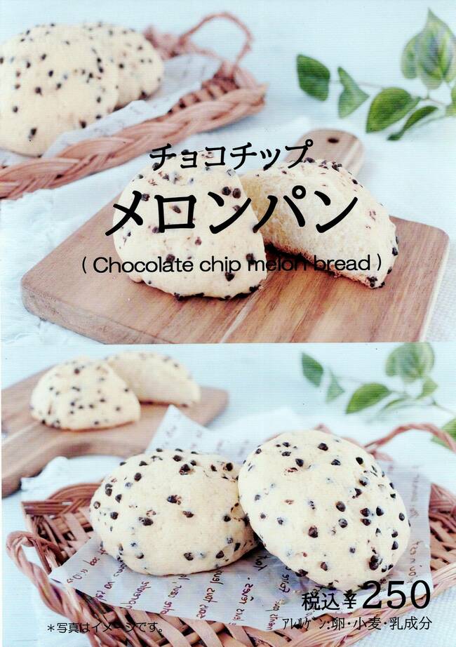 チョコチップメロンパン