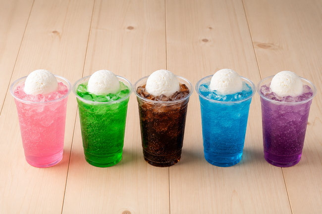 カラフルフロートドリンク