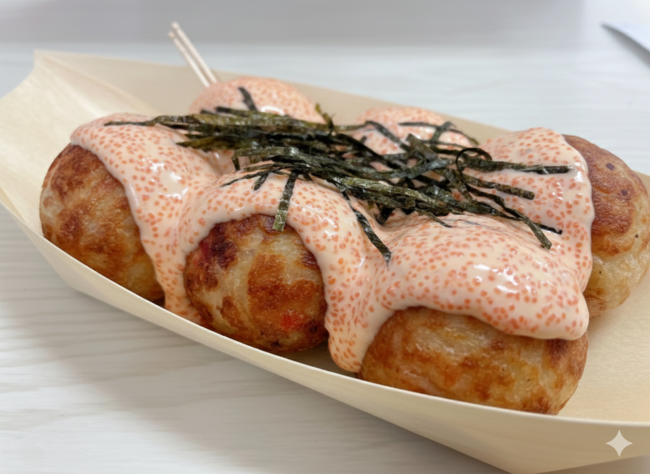 明太マヨたこ焼き
