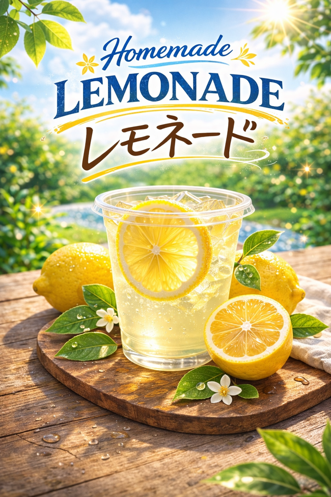 自家製レモネード（レモンスライス入り）