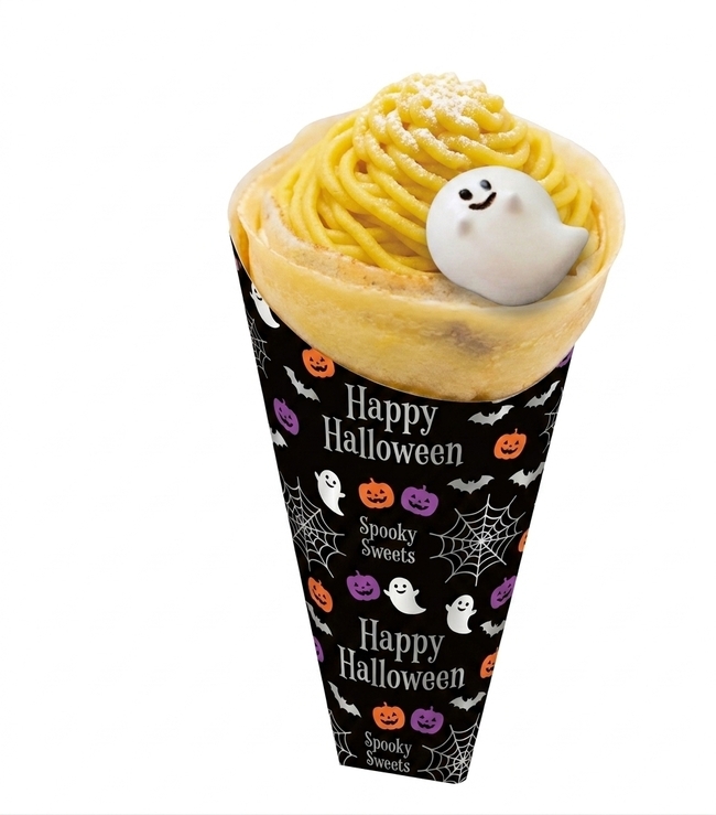 さつま芋モンブランクレープ