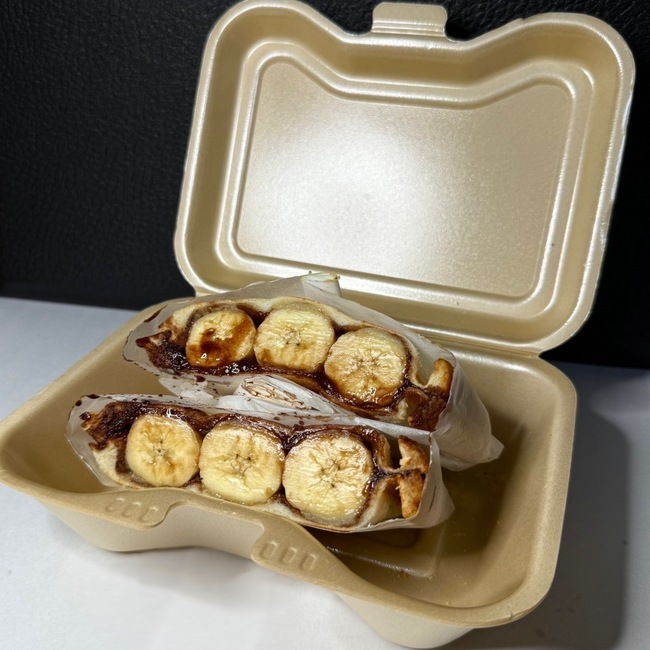 チョコバナナホットサンド