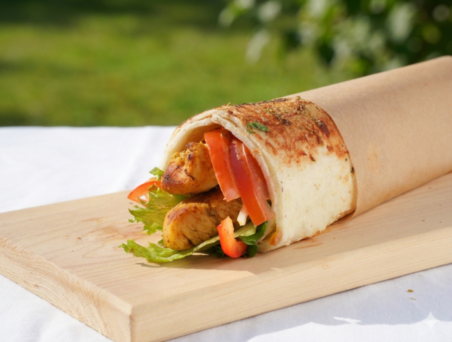 チキンケバブラップサンド