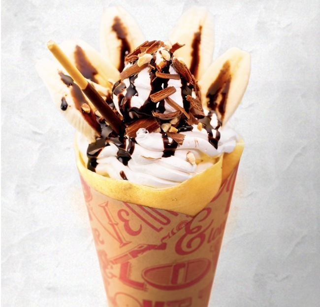 チョコバナナクレープ