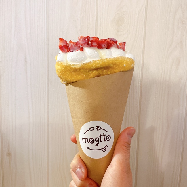 フローズンいちごみるくホイップクレープ