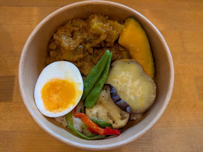 キーマカレー丼