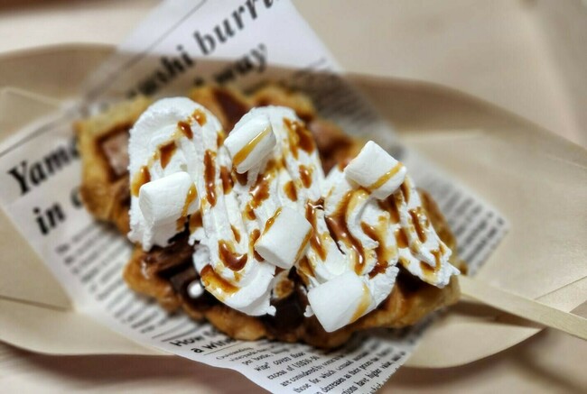 キャラメルマシュマロクロッフル大