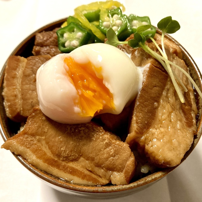 温玉角煮丼