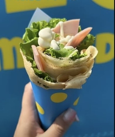 ハムサラダクレープ