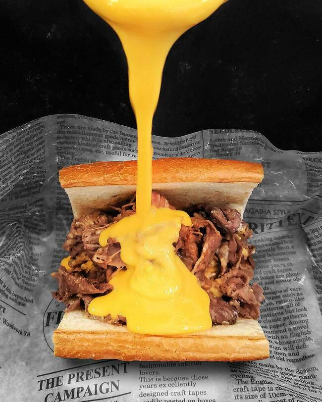 チーズステーキサンド