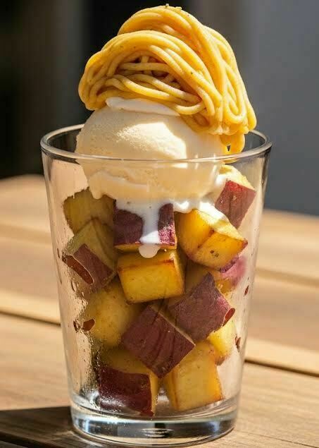 冷やし焼いもパフェ