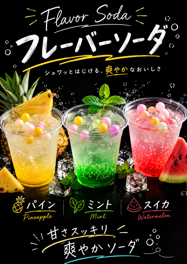 各種ソーダ